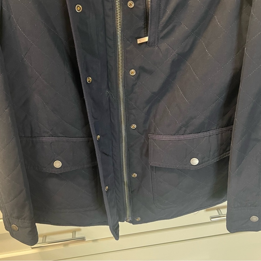 NWT DENVER HAYES Quilted Navy Blue Jacket Women's Size Medium - Picture 12 of 16